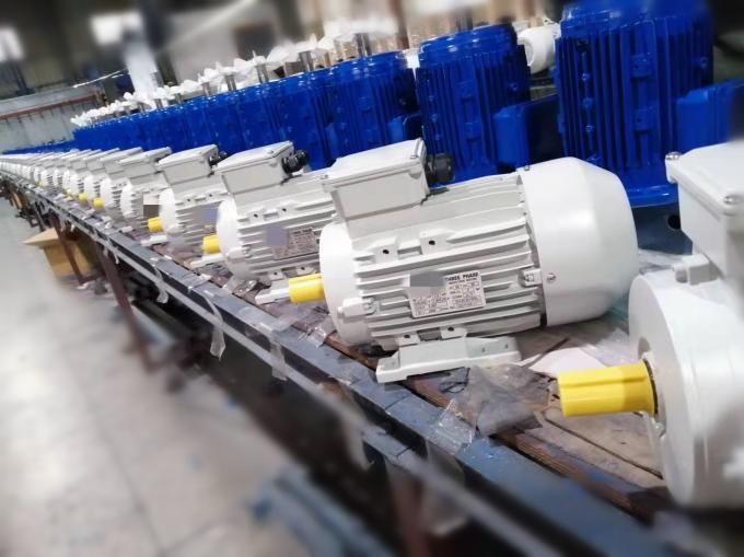 محرك AC كهربائي واحد المرحلة 2.2KW 3HP 380V 50HZ 2300 RPM هيكل الألومنيوم المغلق المقاوم للانفجار 110V محرك مضخة 5KW 19