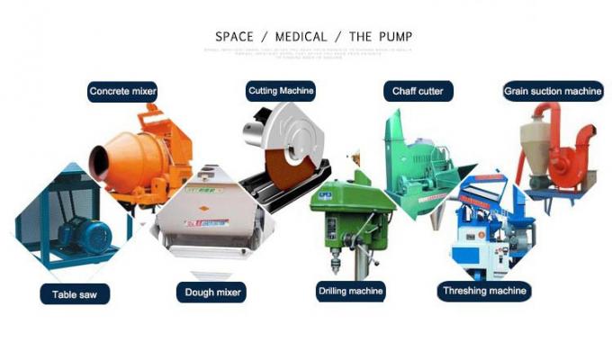 محرك AC كهربائي واحد المرحلة 2.2KW 3HP 380V 50HZ 2300 RPM هيكل الألومنيوم المغلق المقاوم للانفجار 110V محرك مضخة 5KW 4