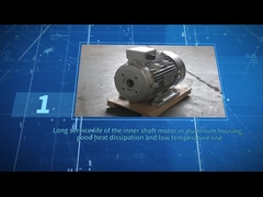 ZOZHI HS100L3-4 5.5HP / 4KW محرك رمح مجوف أسود اللون